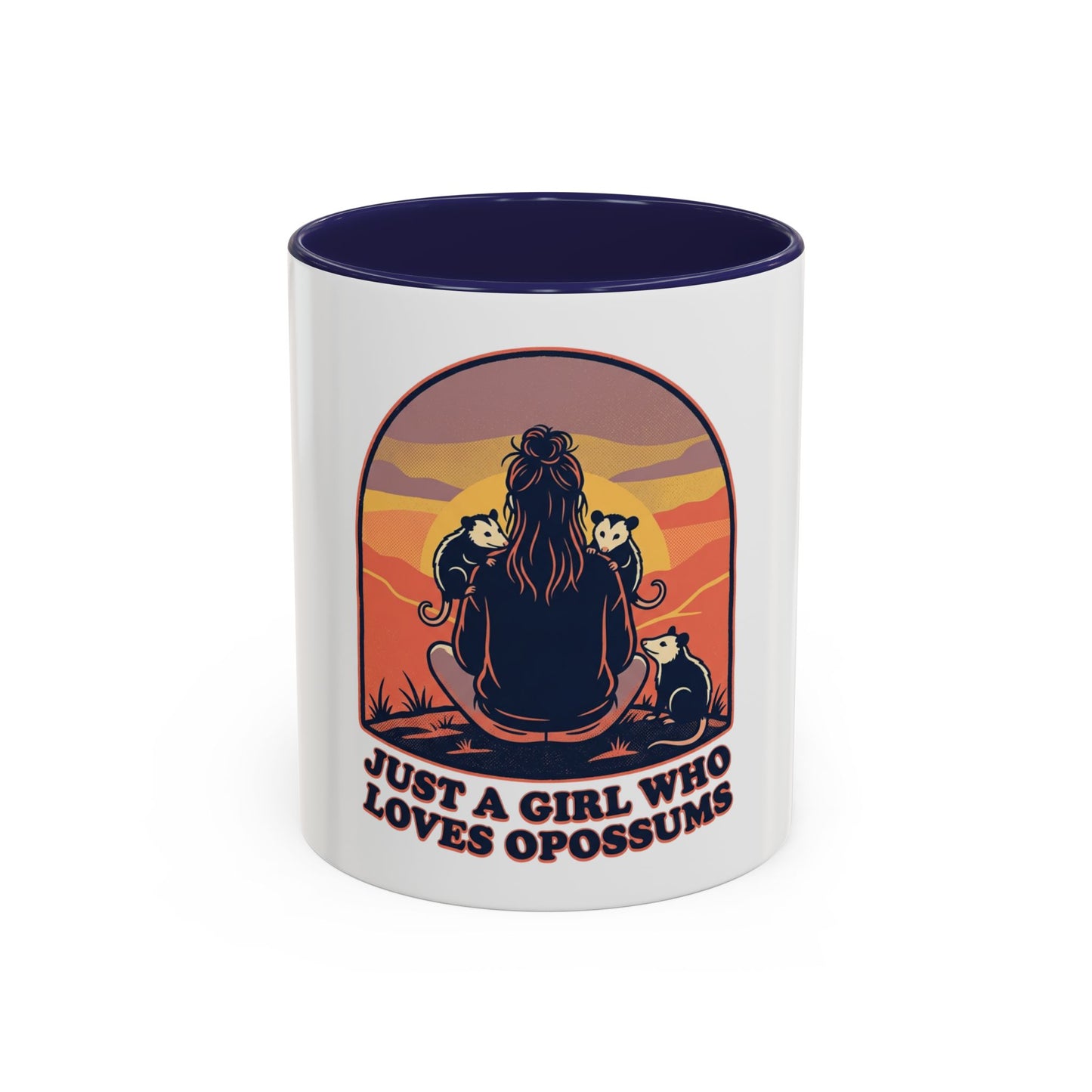 Just a Girl Who Loves Opossums Mug