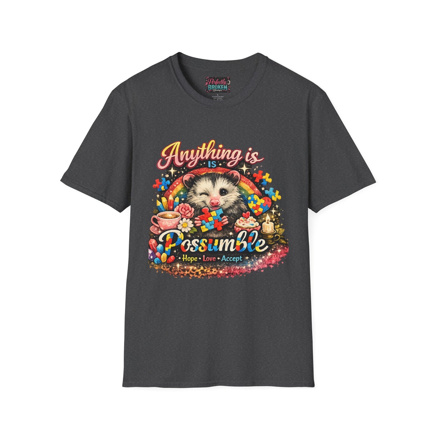 "Anything is Possumble" Graphic Tee