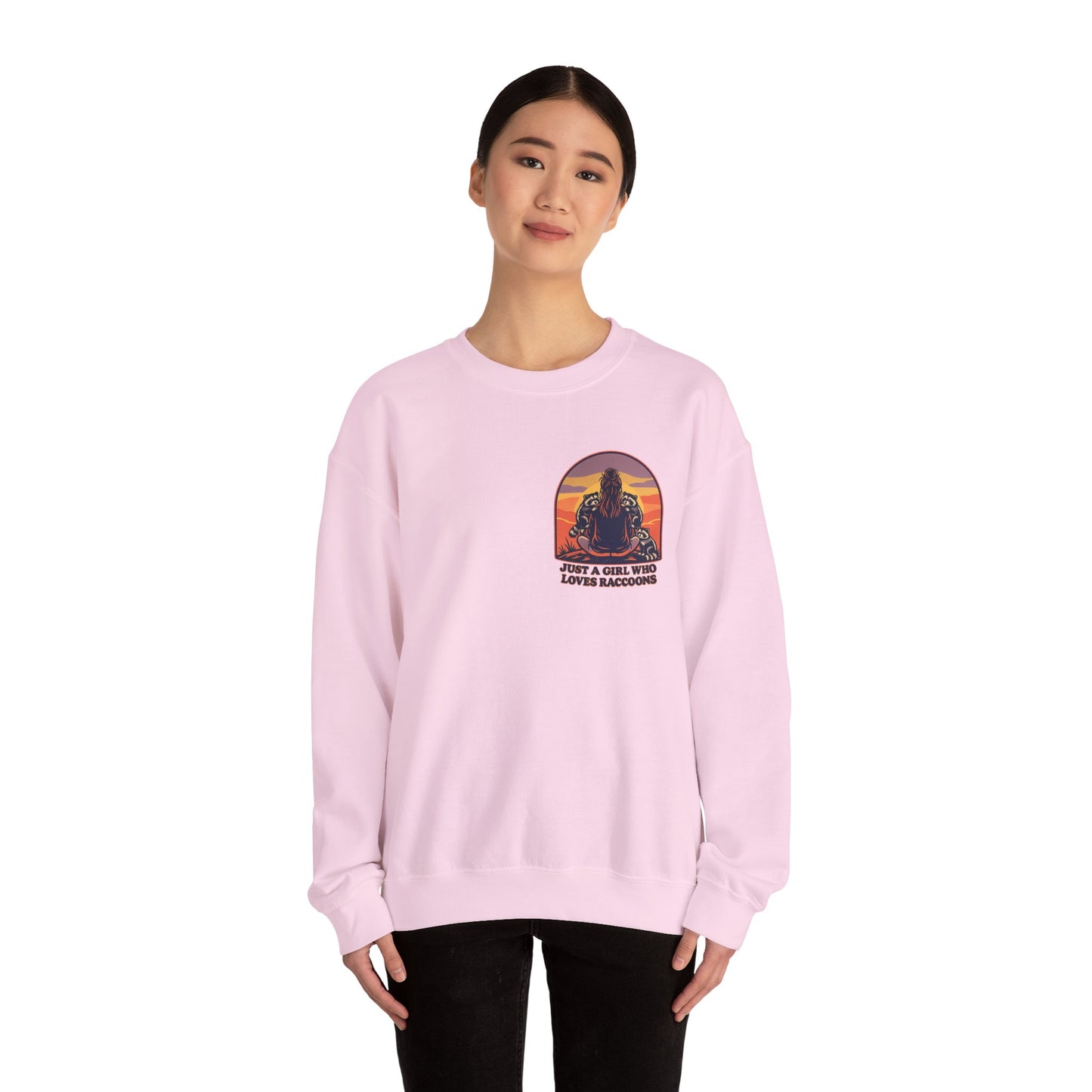 Just a Girl Who Loves Raccoons Sweatshirt
