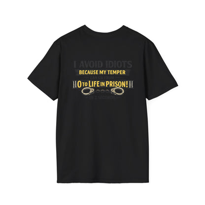 0 to Life in Prison Bicycle Patch Tee
