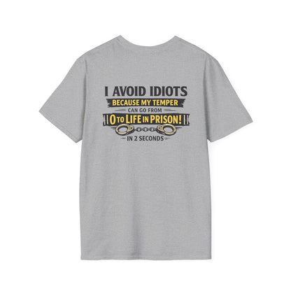 0 to Life in Prison Bicycle Patch Tee