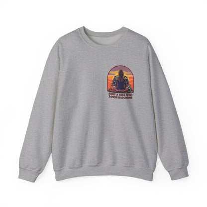 Just a Girl Who Loves Raccoons Sweatshirt