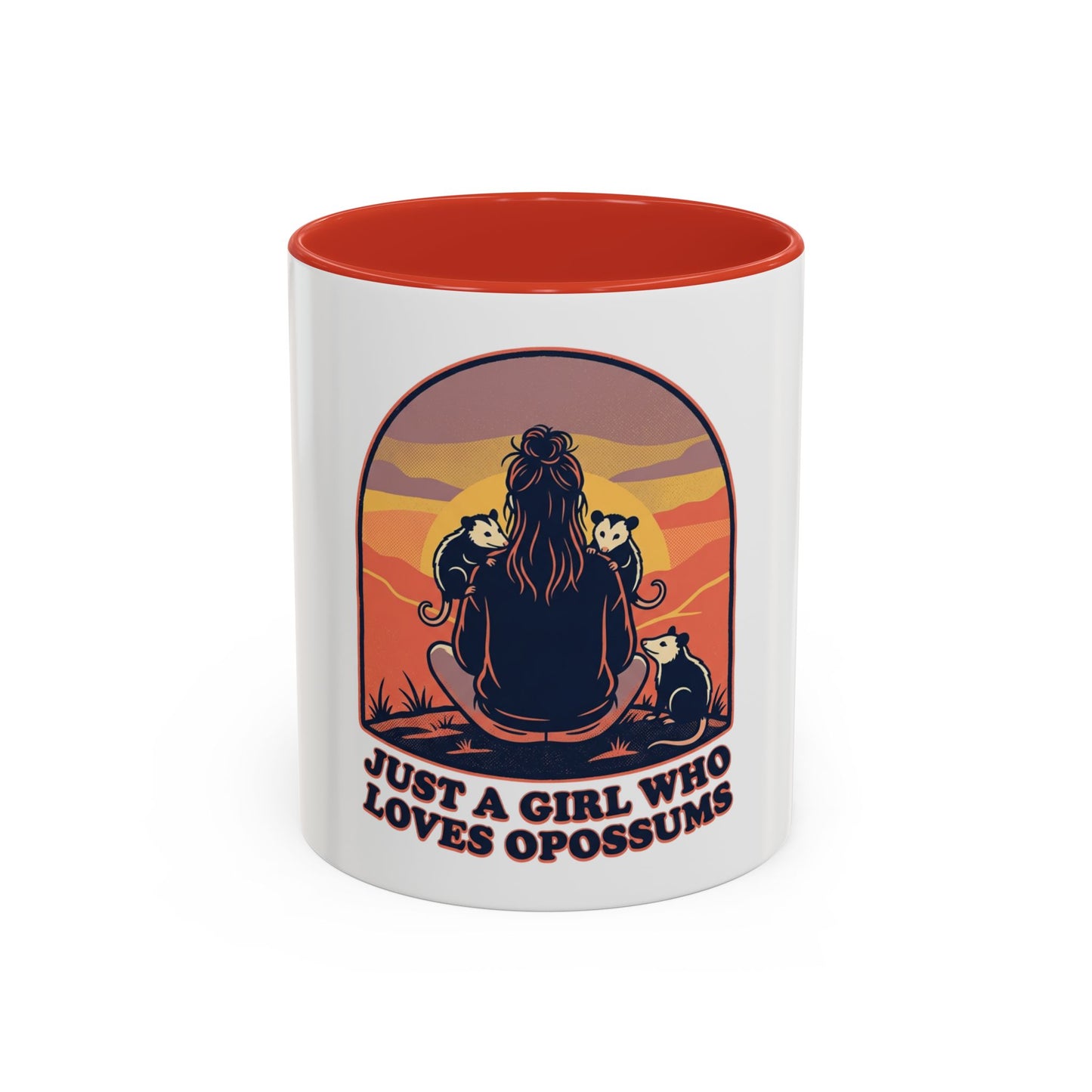 Just a Girl Who Loves Opossums Mug