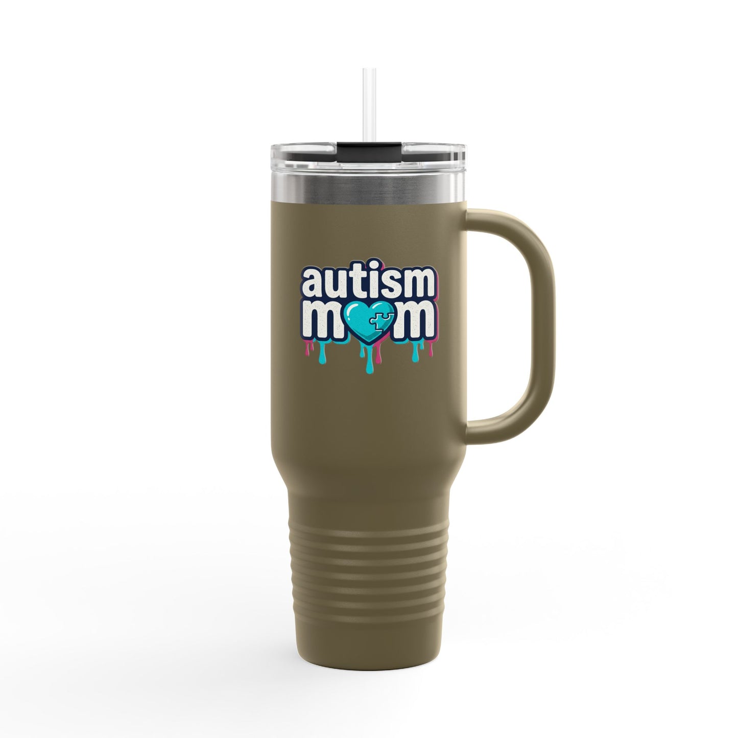 Autism Mom 40oz Insulated Travel Mug