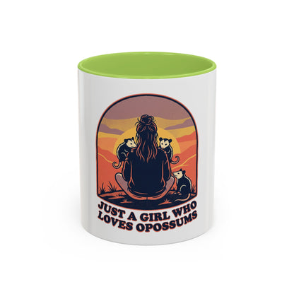 Just a Girl Who Loves Opossums Mug