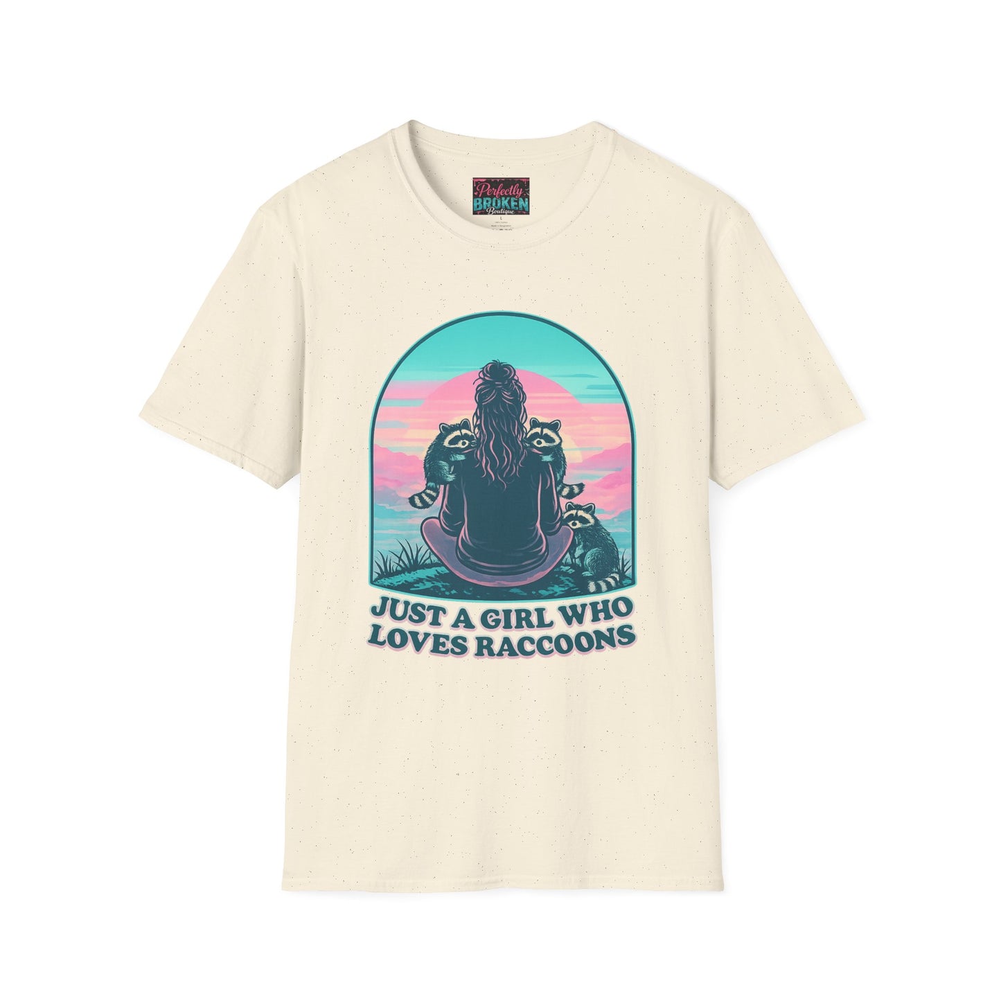 Just a Girl Who Loves Raccoons T-Shirt