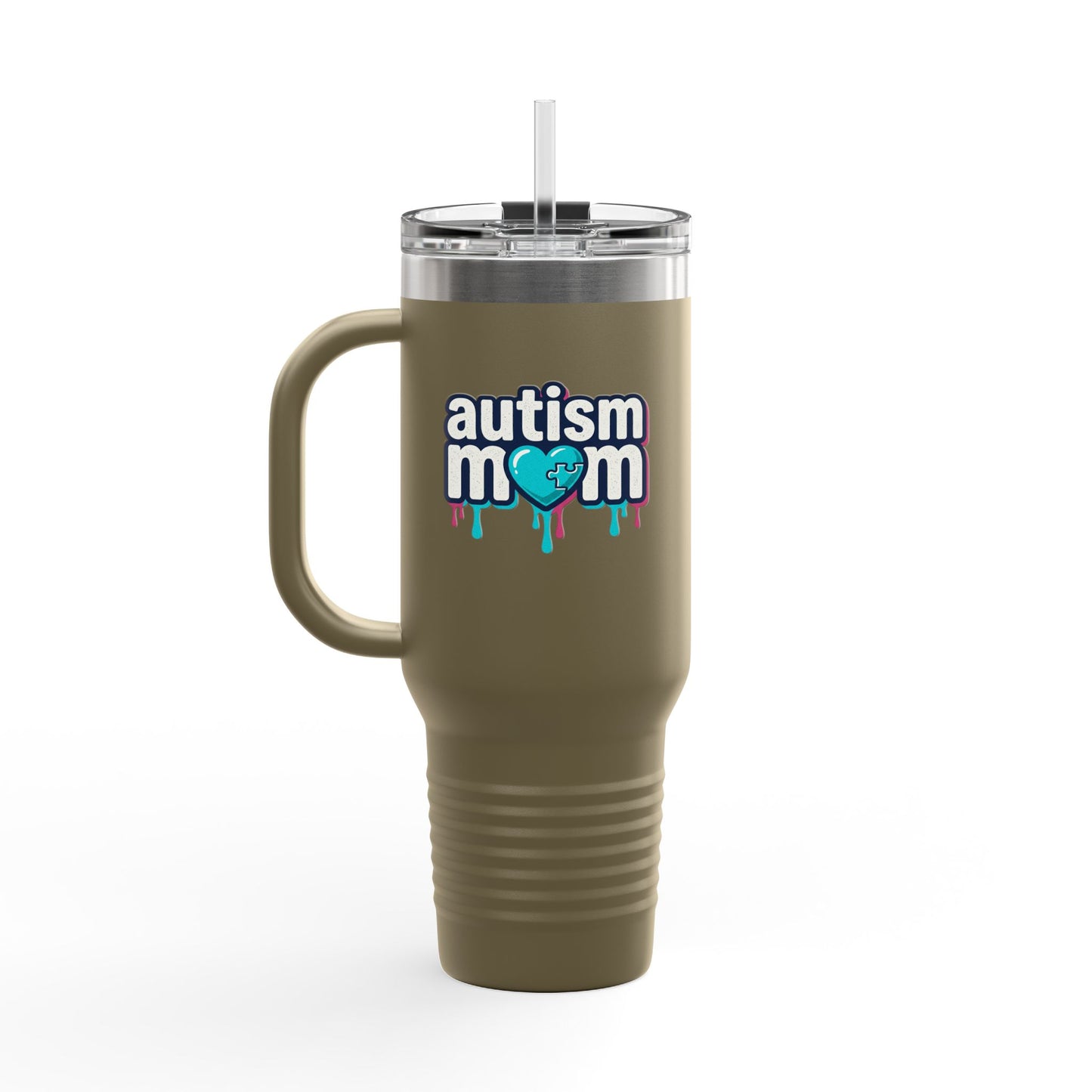 Autism Mom 40oz Insulated Travel Mug