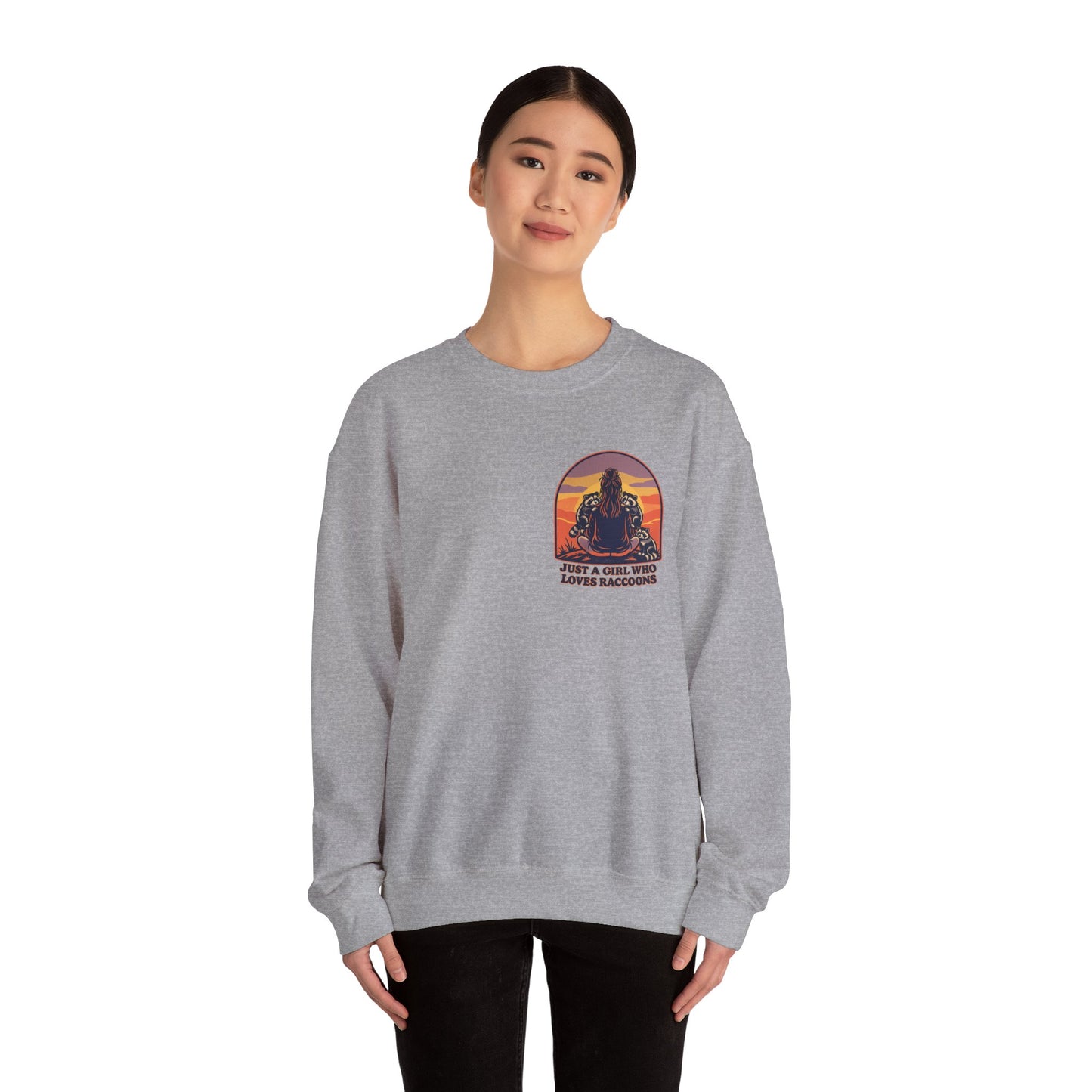 Just a Girl Who Loves Raccoons Sweatshirt