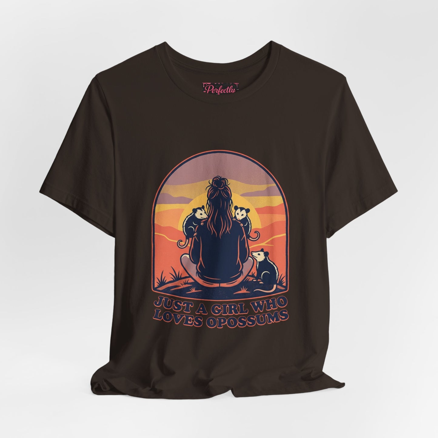 Just a Girl Who Loves Opossums T-Shirt