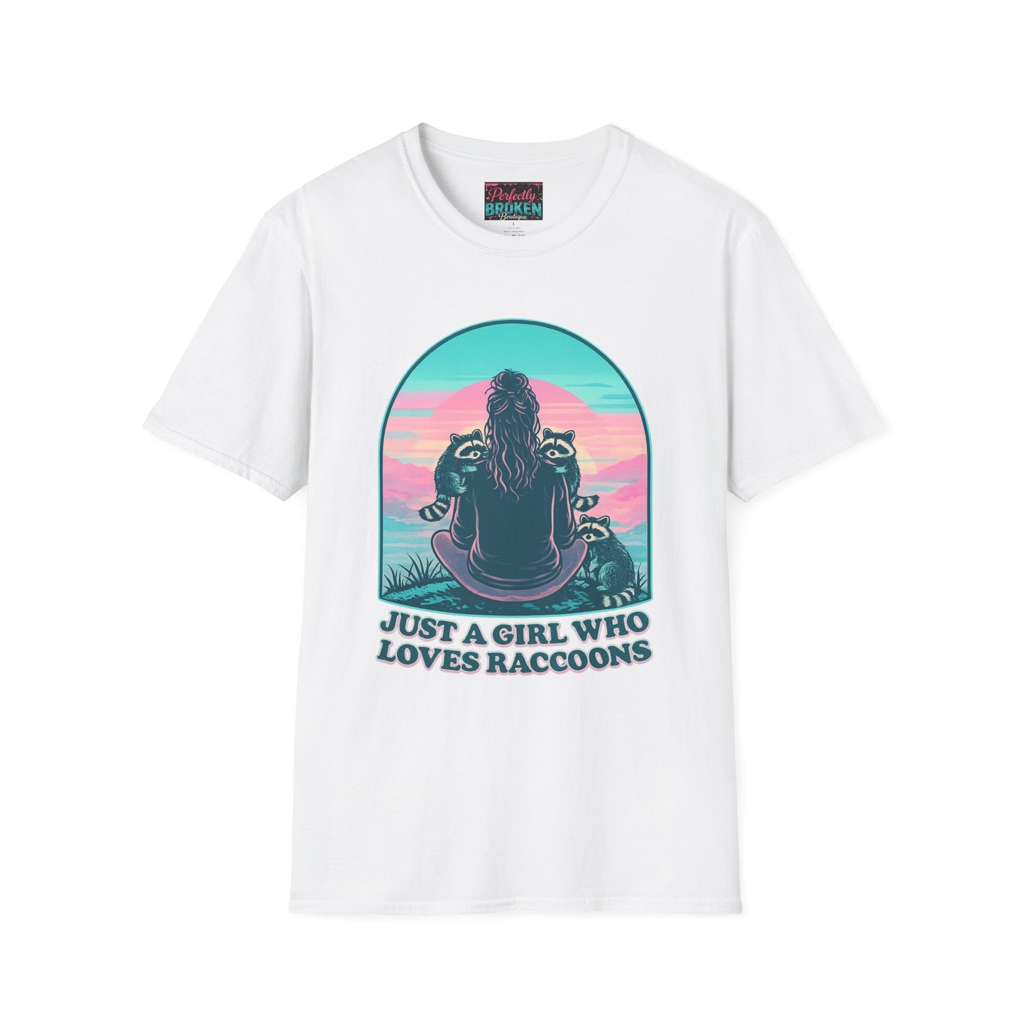Just a Girl Who Loves Raccoons T-Shirt