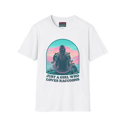 Just a Girl Who Loves Raccoons T-Shirt