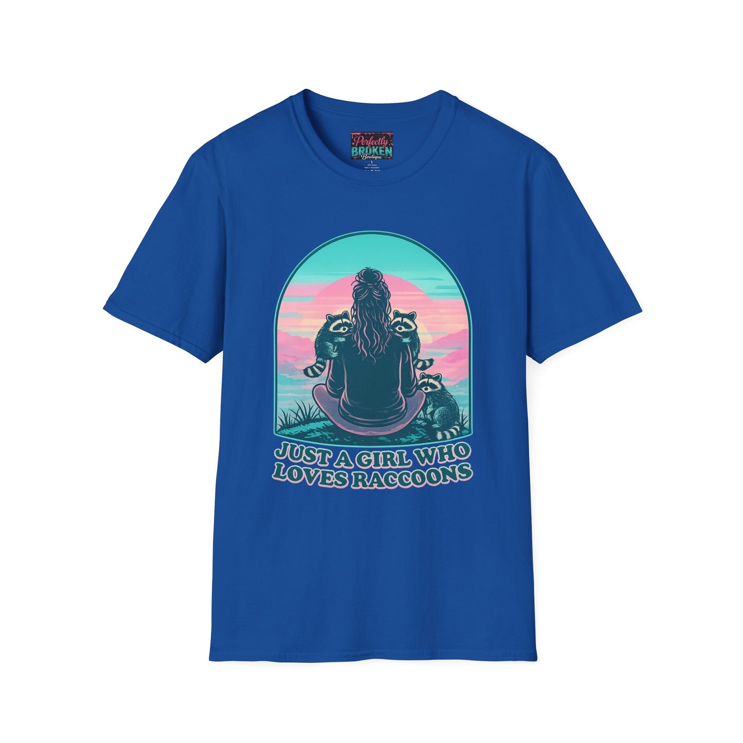 Just a Girl Who Loves Raccoons T-Shirt