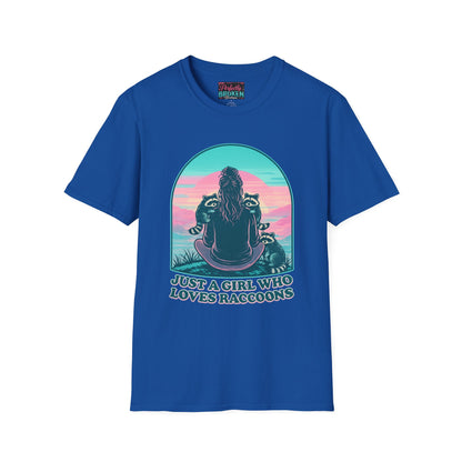 Just a Girl Who Loves Raccoons T-Shirt