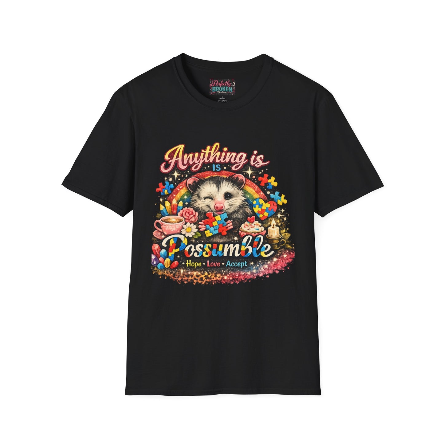 "Anything is Possumble" Graphic Tee
