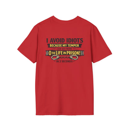 0 to Life in Prison Bicycle Patch Tee