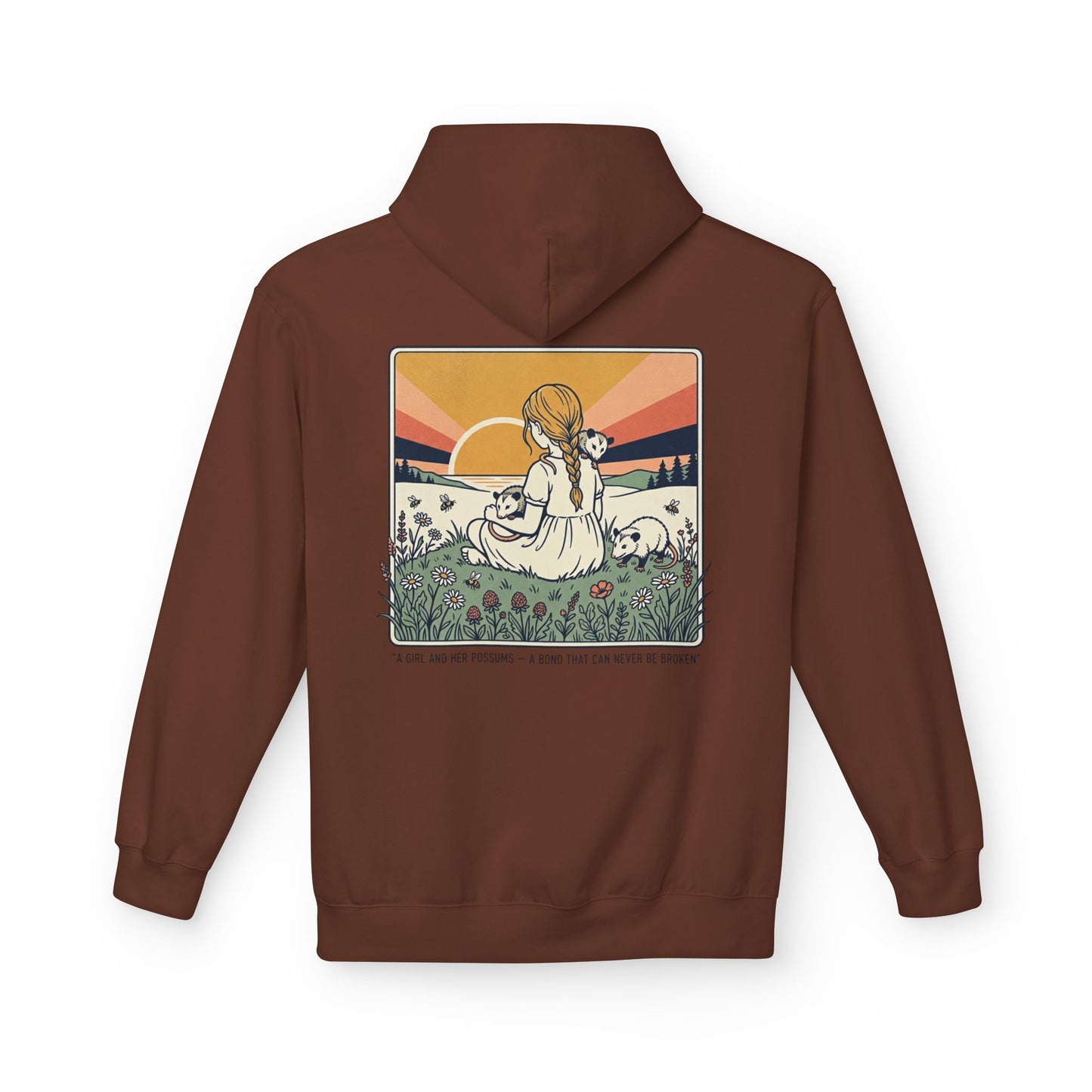 A Girl and her Possums. A Bond that can't be Broken Hoodie