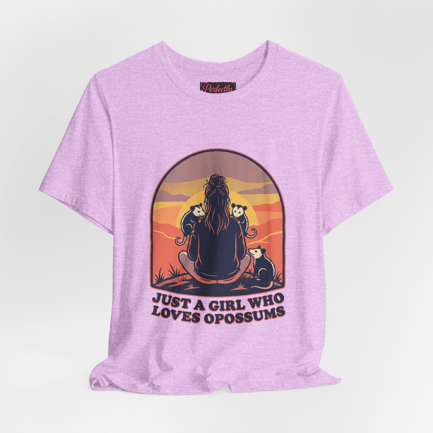 Just a Girl Who Loves Opossums T-Shirt