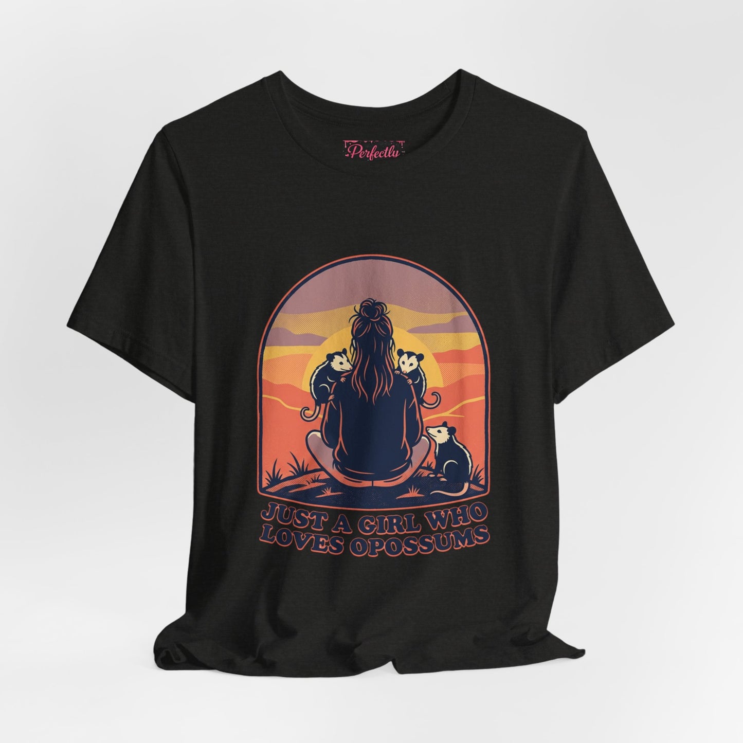 Just a Girl Who Loves Opossums T-Shirt