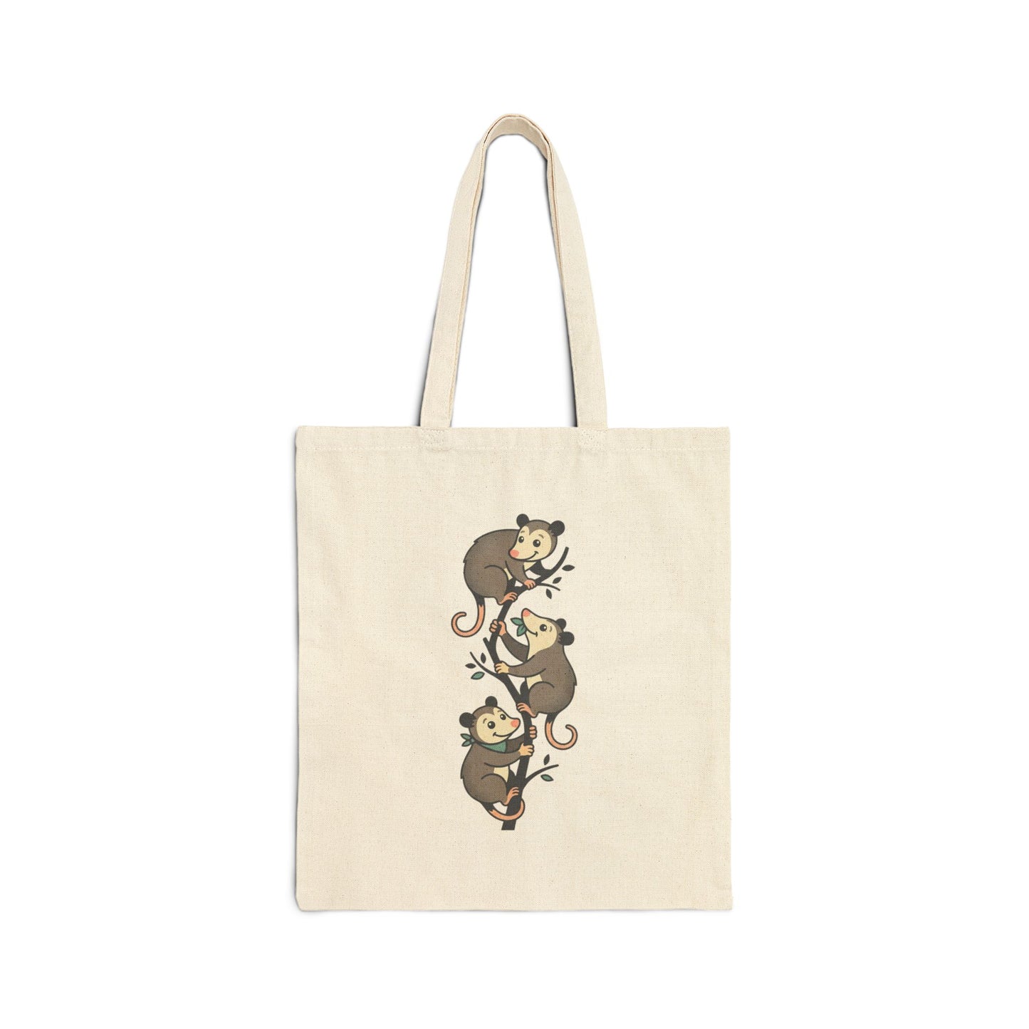 Just a Girl Who Loves Opossums Canvas Tote
