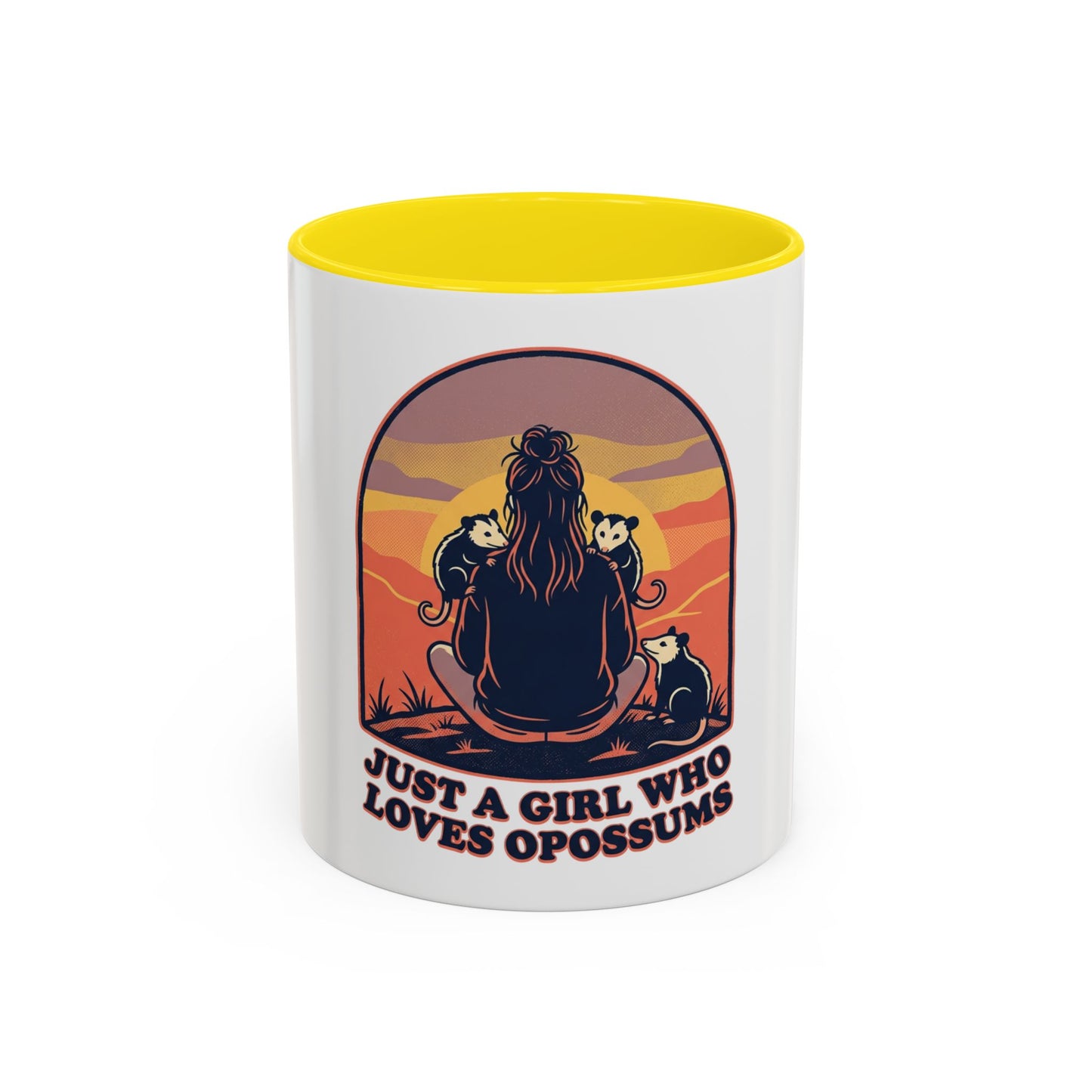 Just a Girl Who Loves Opossums Mug