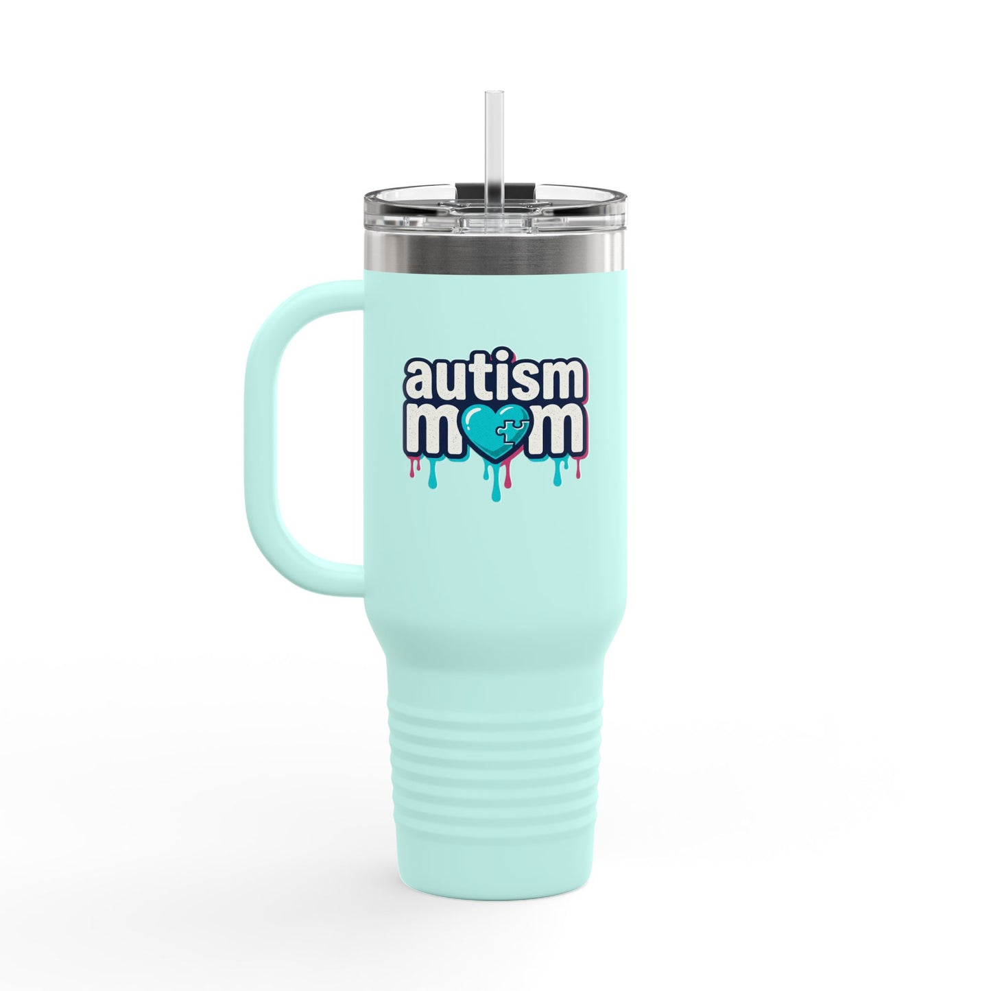 Autism Mom 40oz Insulated Travel Mug