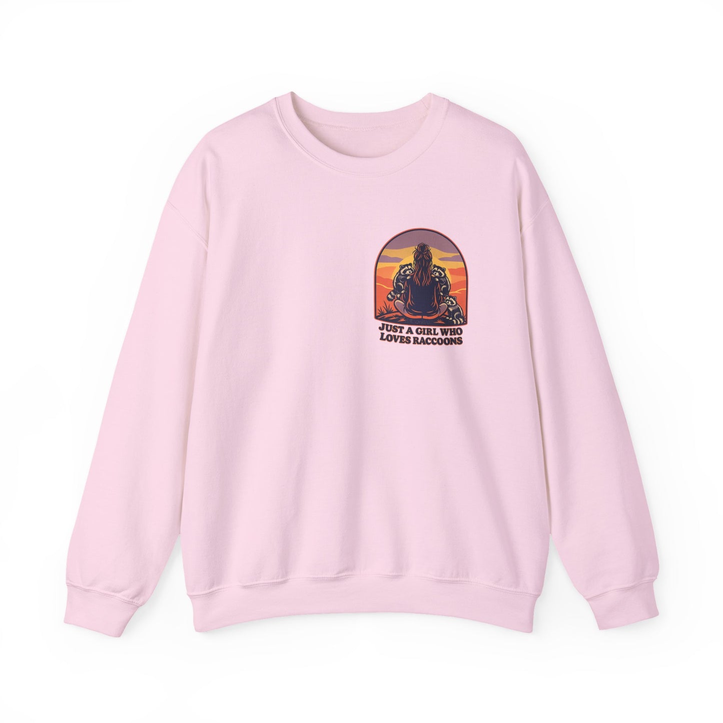 Just a Girl Who Loves Raccoons Sweatshirt