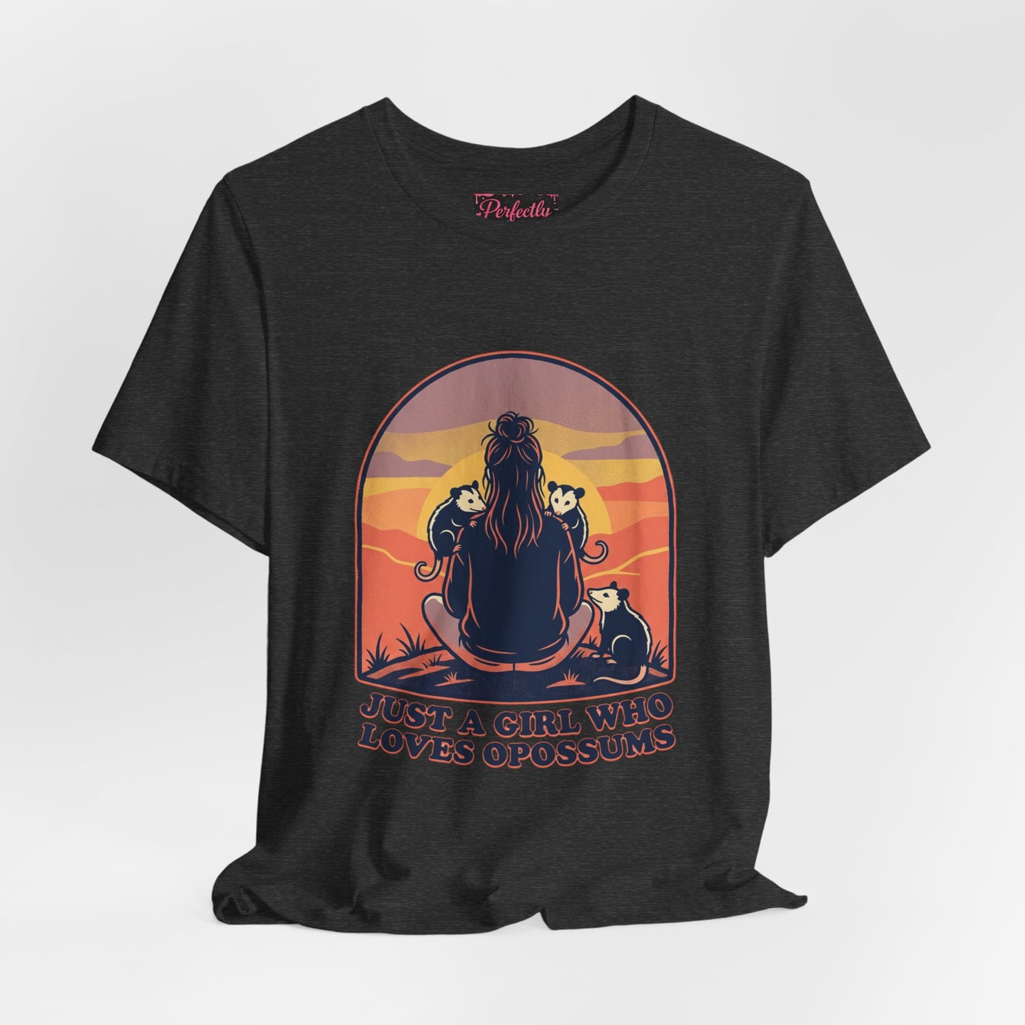 Just a Girl Who Loves Opossums T-Shirt