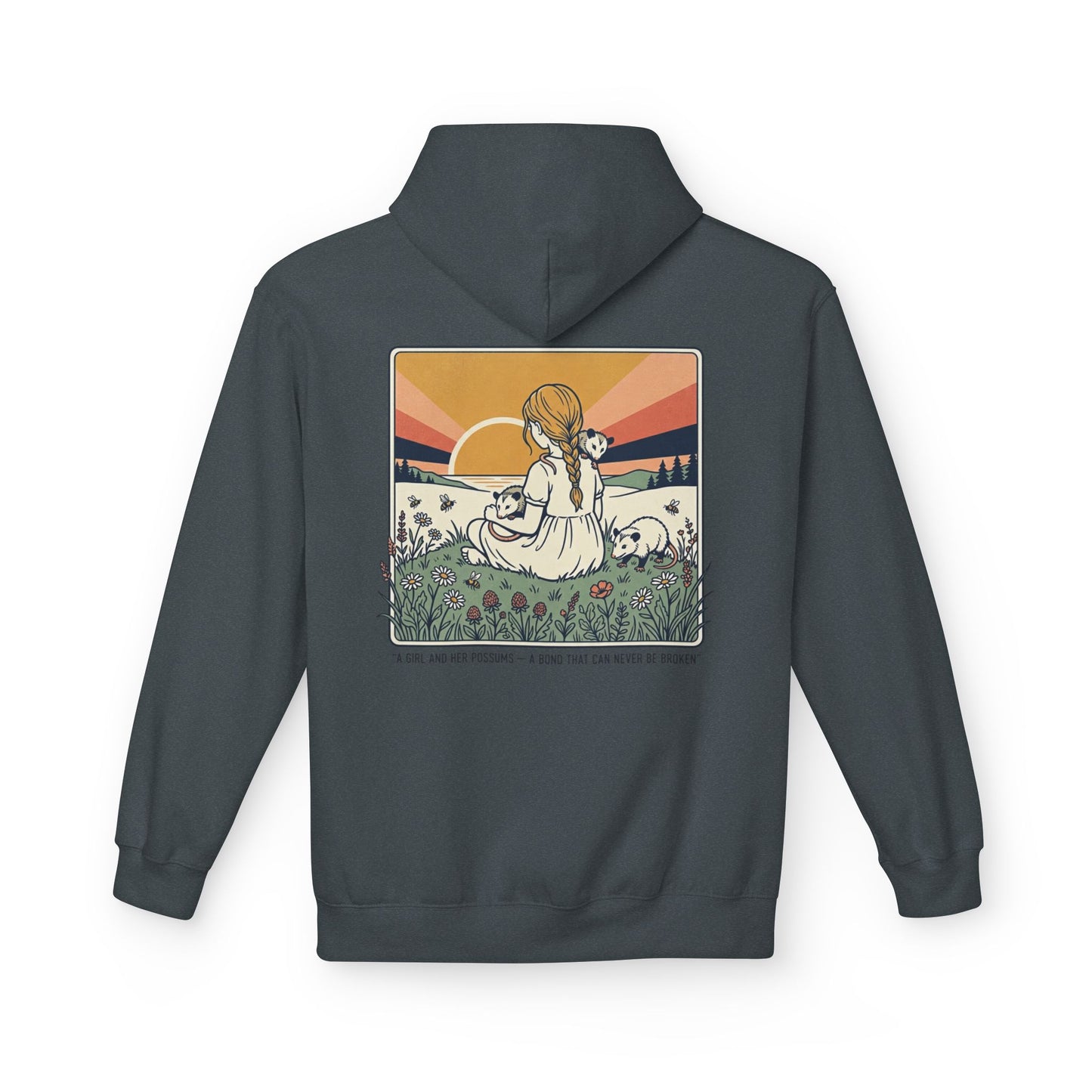 A Girl and her Possums. A Bond that can't be Broken Hoodie