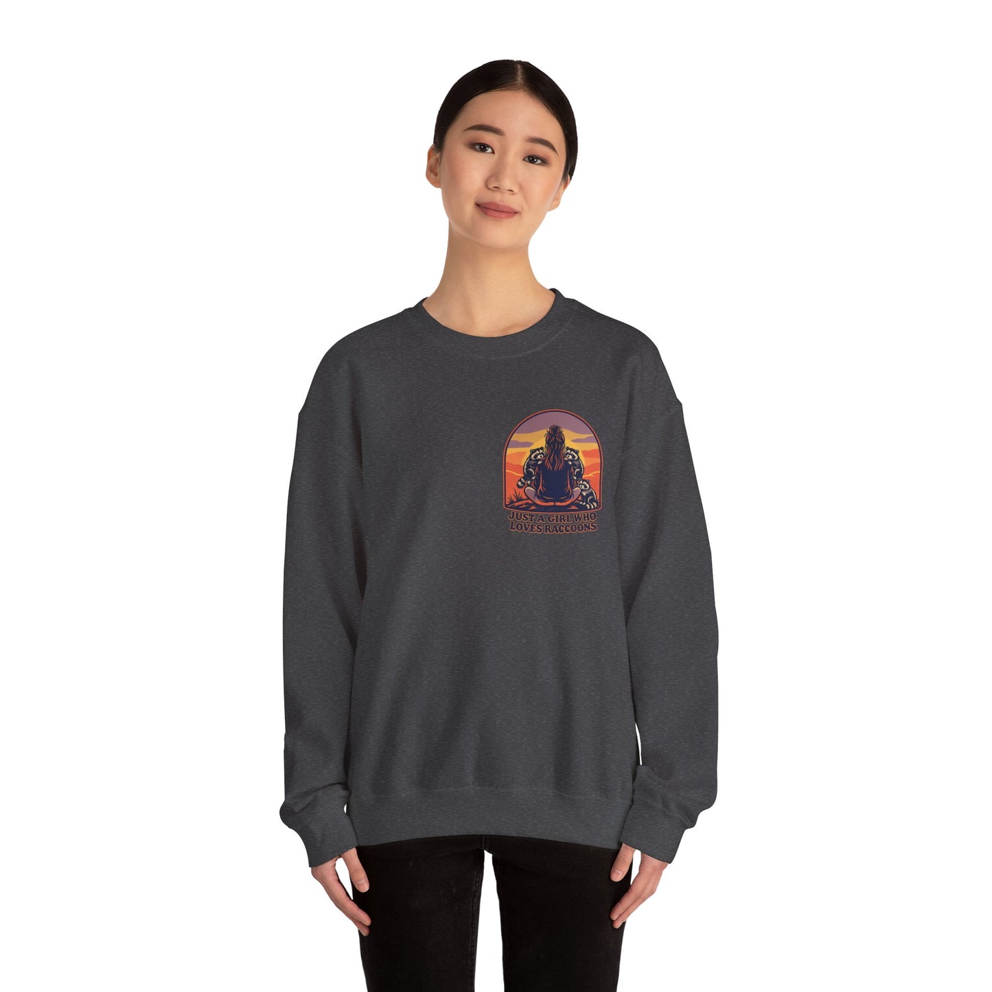 Just a Girl Who Loves Raccoons Sweatshirt