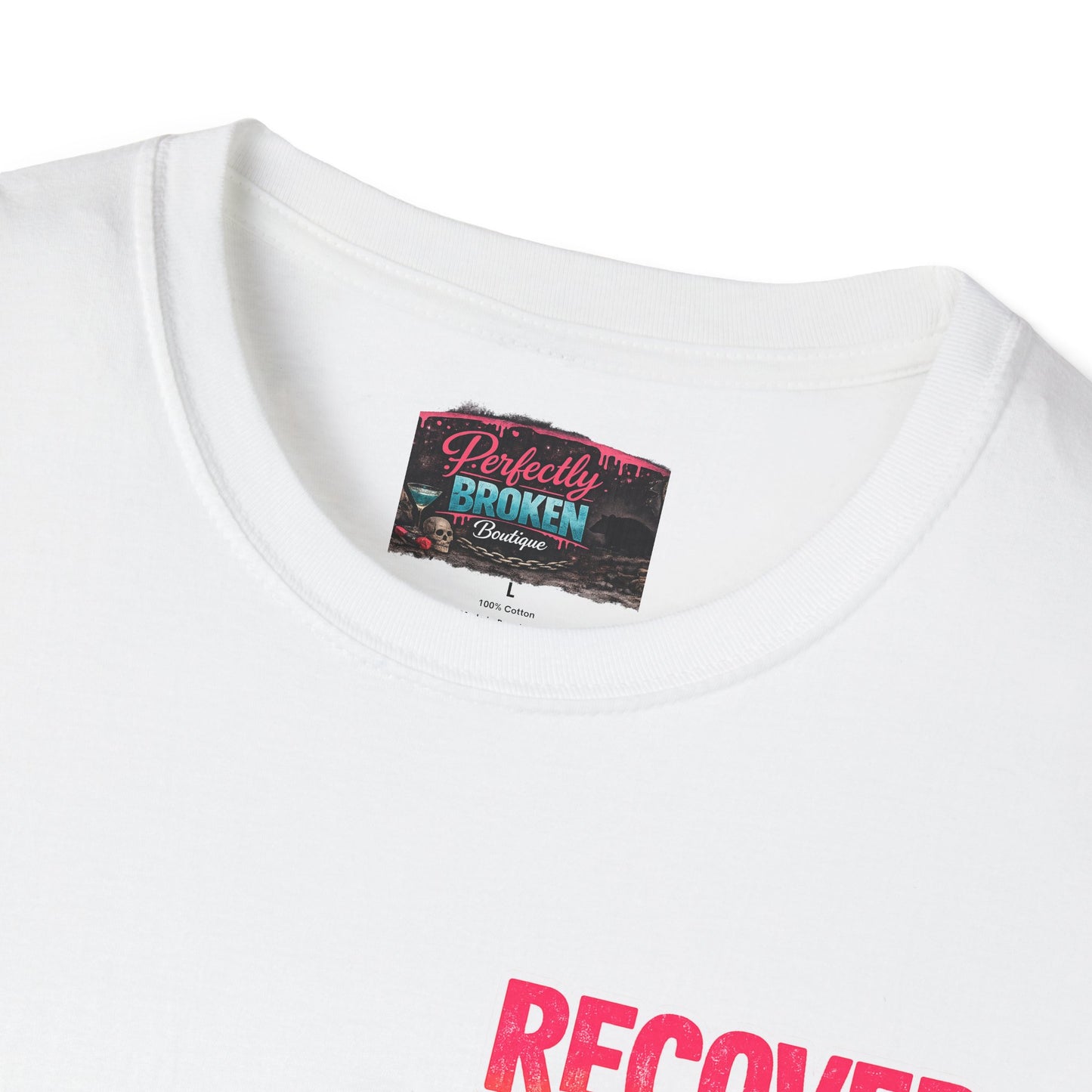 Recover Loudly Script T-Shirt