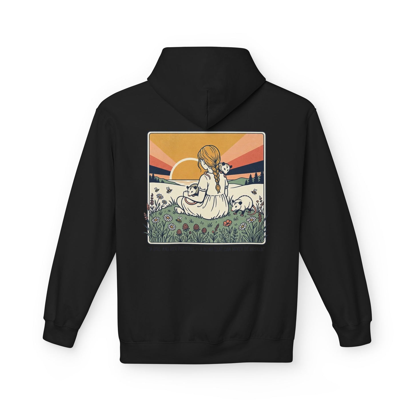 A Girl and her Possums. A Bond that can't be Broken Hoodie