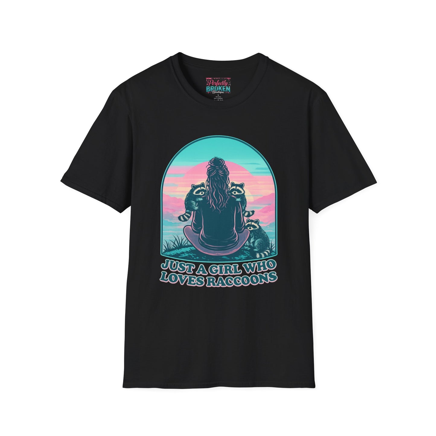 Just a Girl Who Loves Raccoons T-Shirt