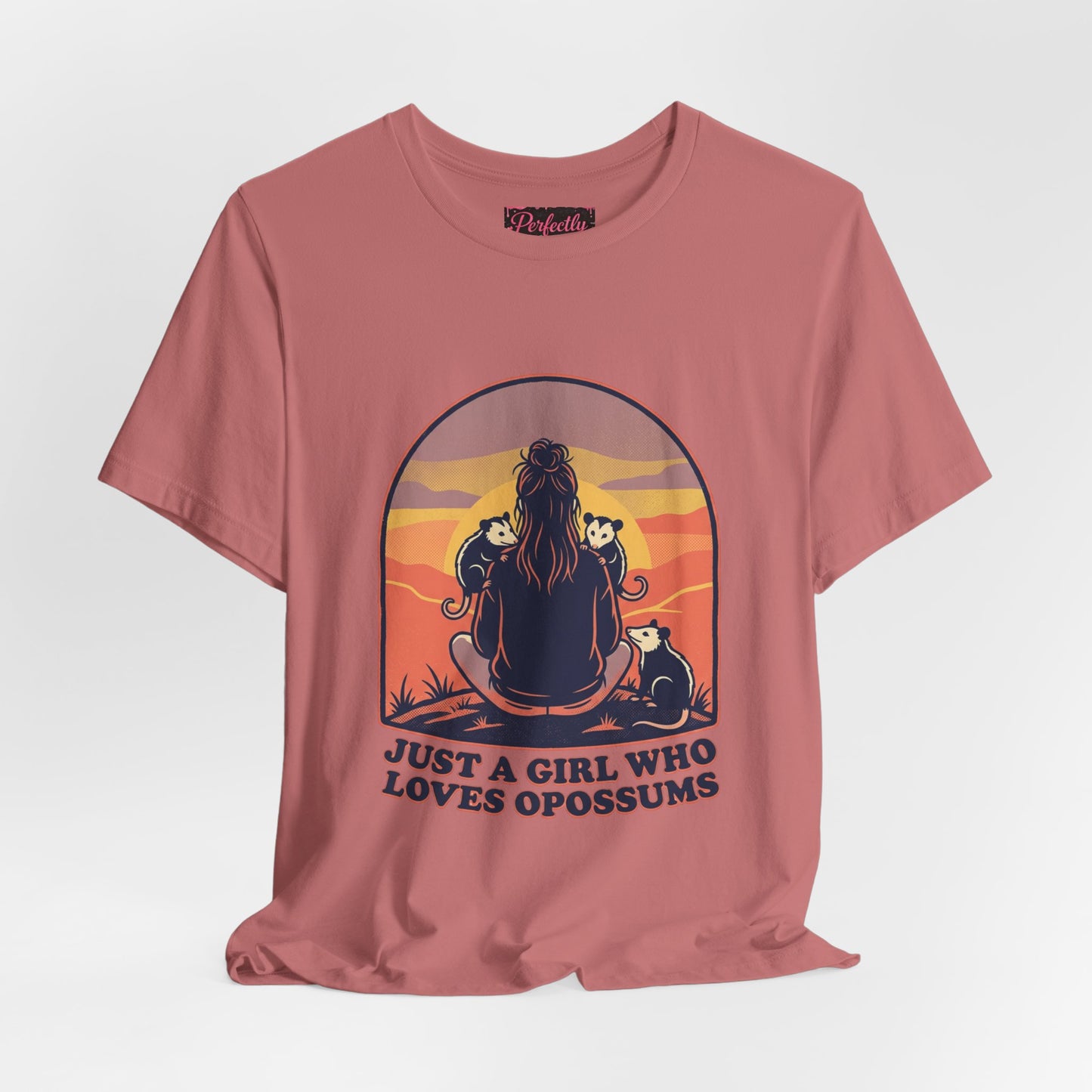 Just a Girl Who Loves Opossums T-Shirt