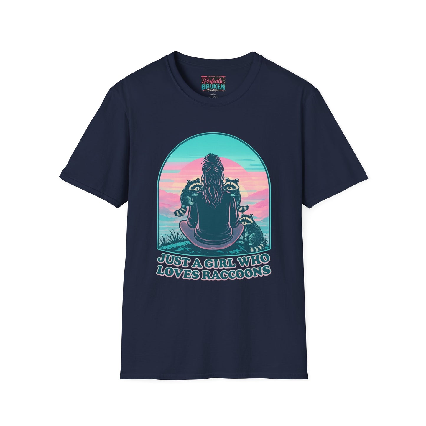 Just a Girl Who Loves Raccoons T-Shirt