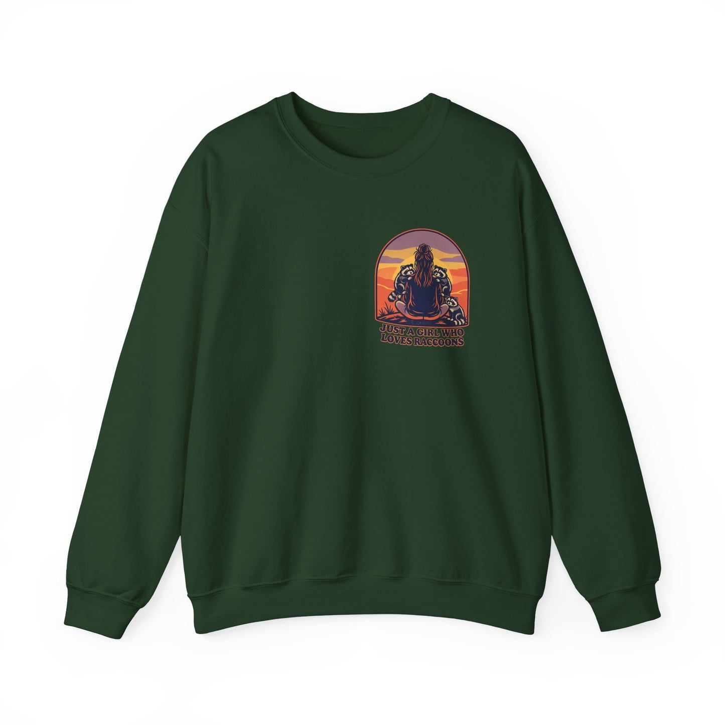 Just a Girl Who Loves Raccoons Sweatshirt