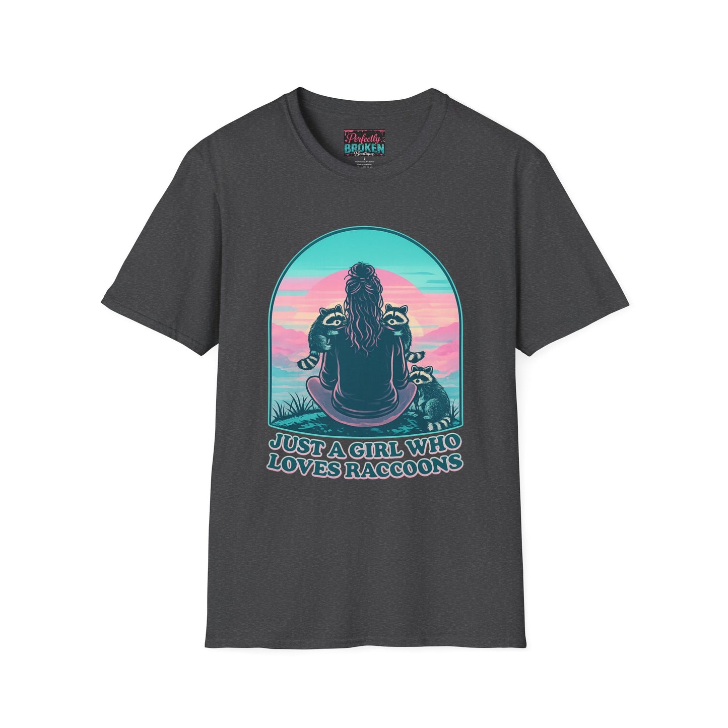 Just a Girl Who Loves Raccoons T-Shirt