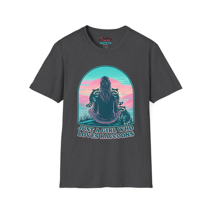 Just a Girl Who Loves Raccoons T-Shirt