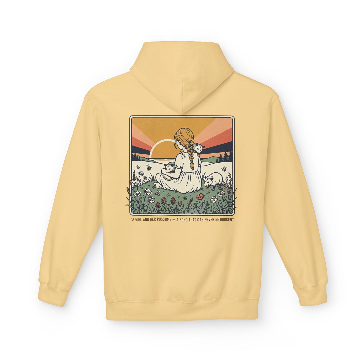 A Girl and her Possums. A Bond that can't be Broken Hoodie