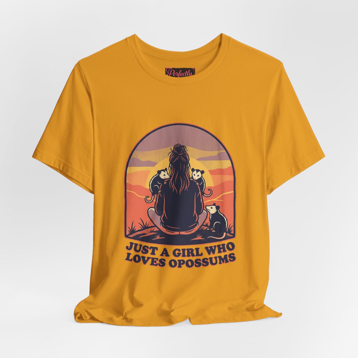 Just a Girl Who Loves Opossums T-Shirt