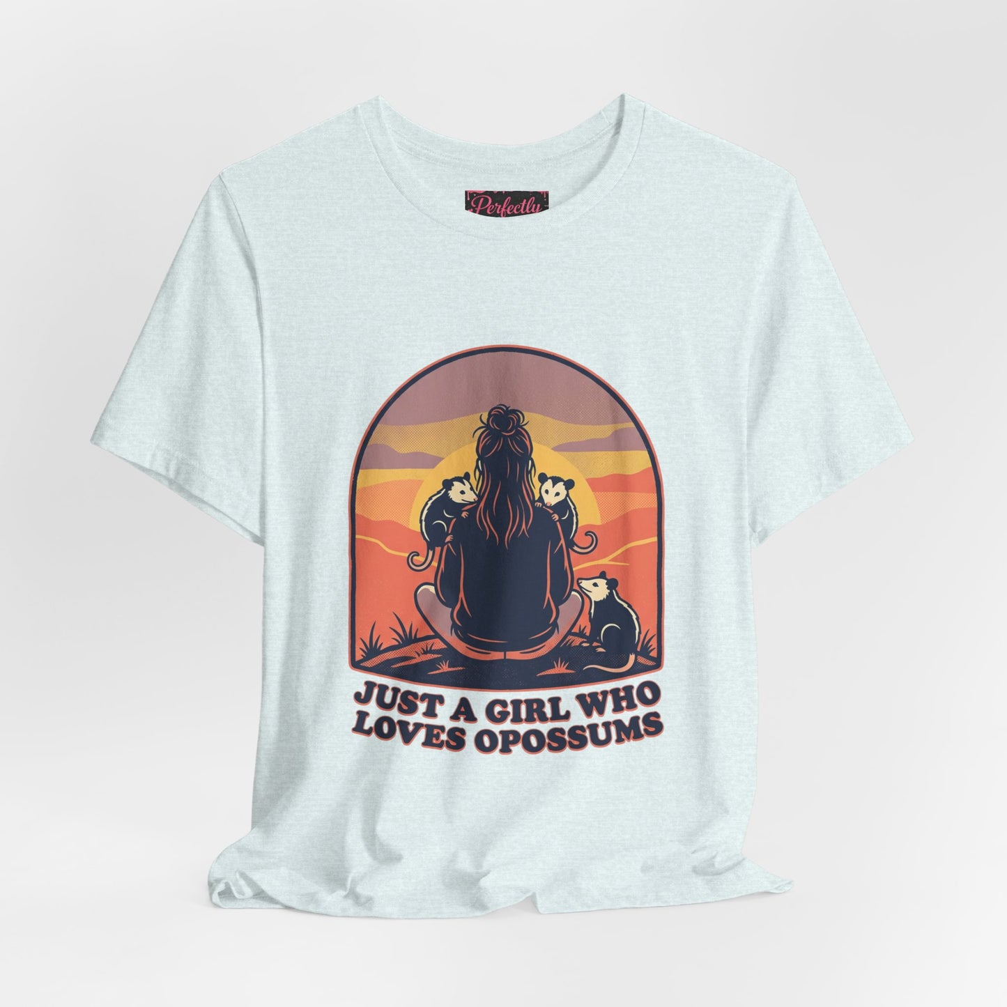 Just a Girl Who Loves Opossums T-Shirt