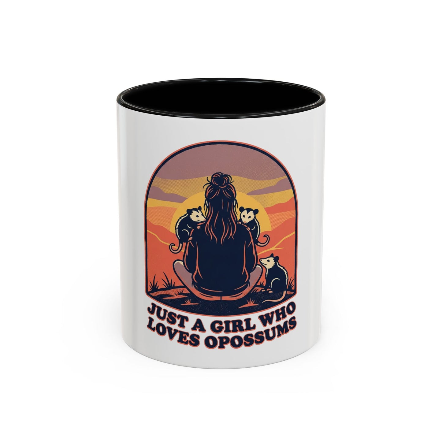 Just a Girl Who Loves Opossums Mug