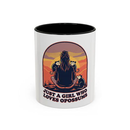 Just a Girl Who Loves Opossums Mug