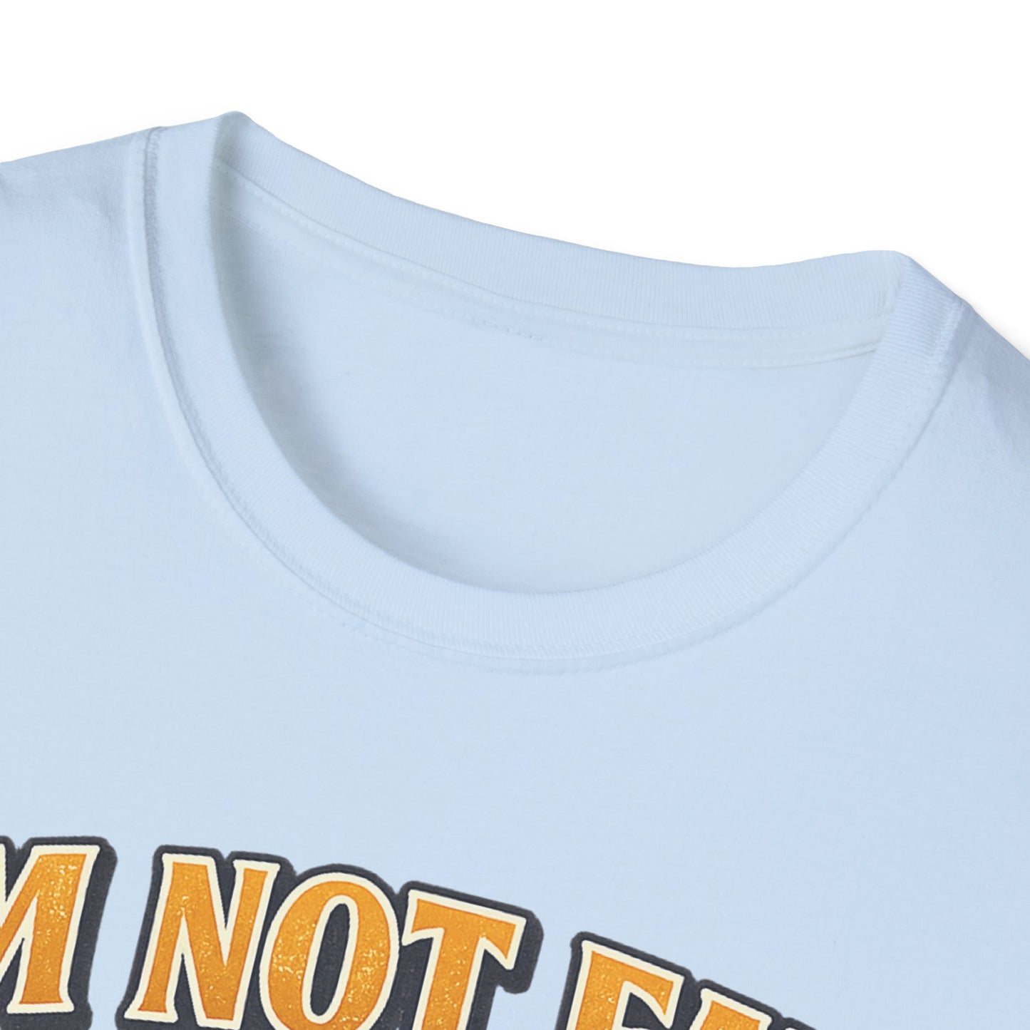 I'm Not Fat Graphic T-Shirt