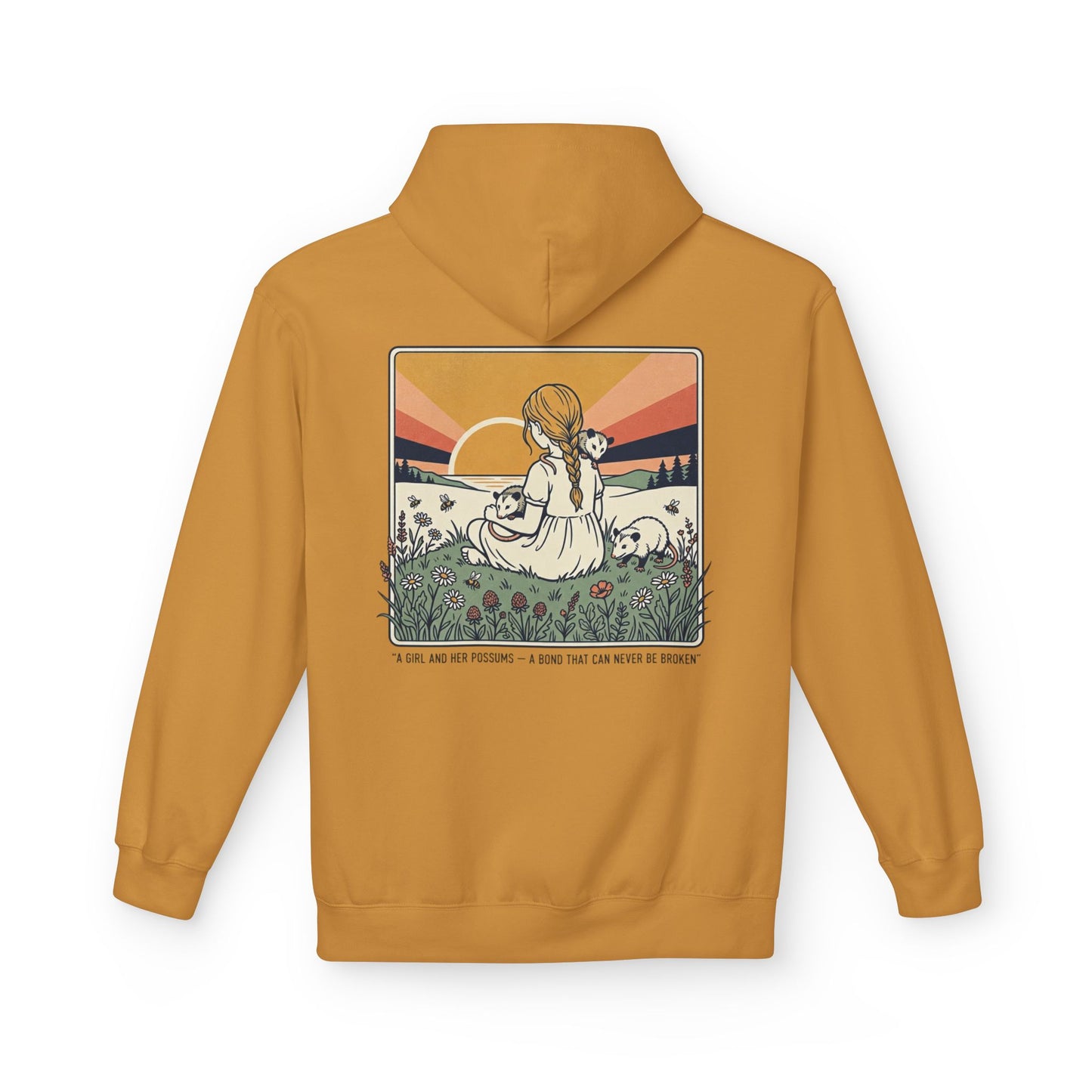A Girl and her Possums. A Bond that can't be Broken Hoodie