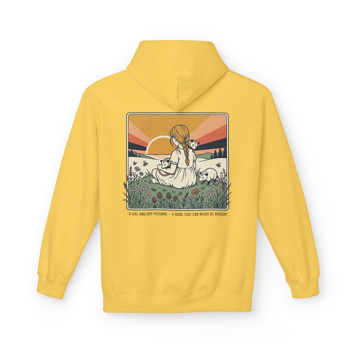 A Girl and her Possums. A Bond that can't be Broken Hoodie