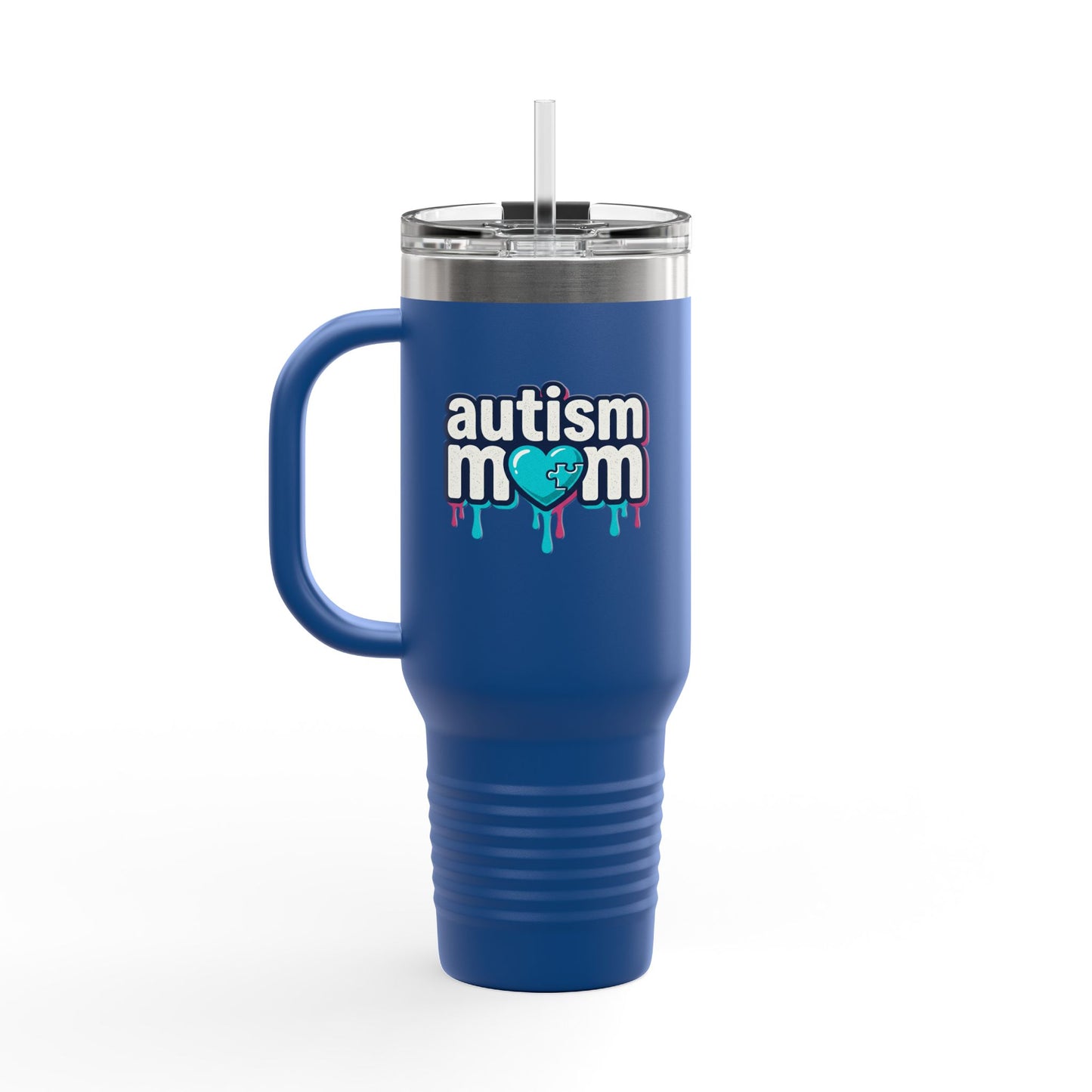 Autism Mom 40oz Insulated Travel Mug