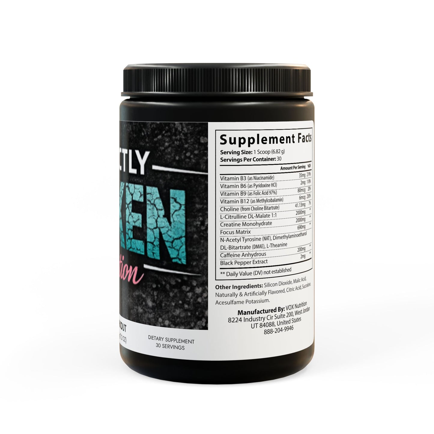 Pre-Workout Supplement, Fruit Punch (204g, 7.1oz)