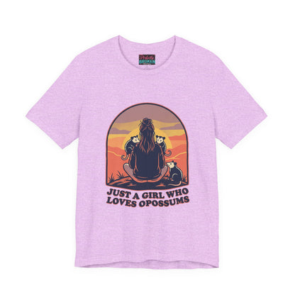 Just a Girl Who Loves Opossums T-Shirt