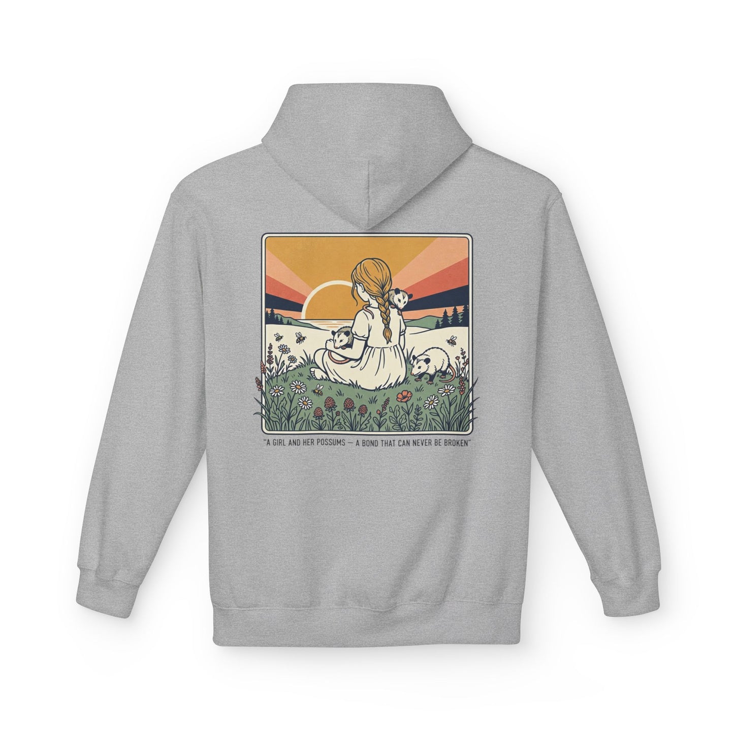 A Girl and her Possums. A Bond that can't be Broken Hoodie