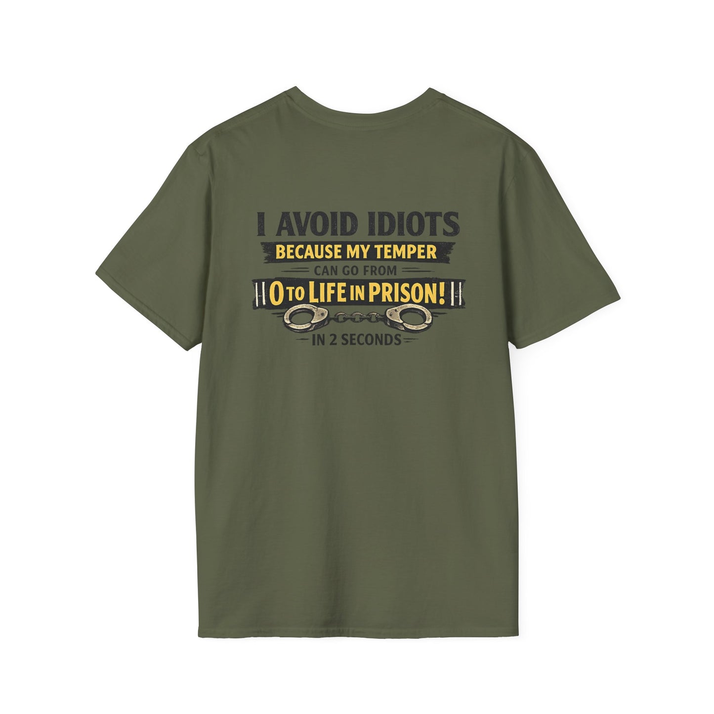 0 to Life in Prison Bicycle Patch Tee